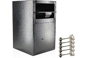 DIADORN Coffre-fort de dépôt | Coffre-fort avec clapet d'insertion | 5 clés