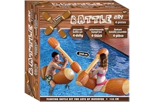 OTTO SIMON Aufblasbares Pool-Battle-Set (4-teilig)