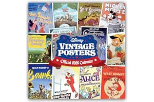 Disney Vintage Posters – Disney Filmplakate – Offizieller Kalender 2026 – Wandkalender: Original Danilo-Kalender [Mehrsprachig] [Kalender] (Wall-Kalender)