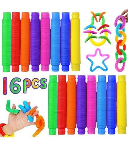 Fidget Pop Tube/Pop Pipe | Wacky Tube | Anti Stress Fidget Toy
