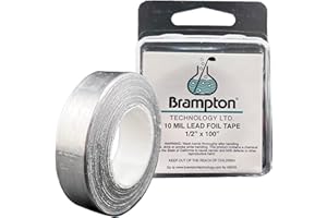 BRAMPTON TECHNOLOGY, LTD. Brampton Lead Tape for Golf Clubs – Applied to The Clubhead to Adjust Swing Weight, Feel and Ball Flight, ½ x 100