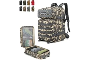 Doshwin 40L Mochila Táctica Militar Camuflaje Molle Assault Pack