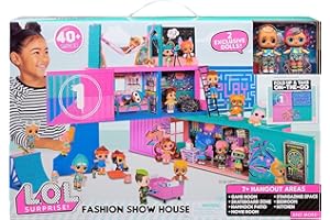 L.O.L. Surprise! Fashion Show Casa delle Bambole, 40+ sorprese da Scoprire, Include 2 Bambole Esclusive, mobili, Accessori e Molto Altro, collezionabile, età: 4+ Anni