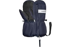 Reusch Moritz Mitten Ciepłe rękawiczki wiatroszczelne oddychające rękawiczki zimowe rękawiczki dziecięce dziecięce dziecięce dla dziewcząt i chłopców z praktycznym zamkiem błyskawicznym