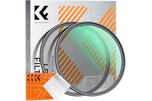 K&F CONCEPT Filter Black-Mist 1/4 & Black-Mist 1/8 Filter, 67mm Black Promist Filtersets Effektfilter Black Diffusion Effektfilter (Nano-Klear)