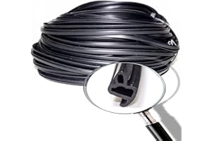 VARGORT Double Glazed Window Rubber Seal Strip, upvc Door Seal, Front Door Rubber Seal, Patio Door Seals Replacement -Technology Designed for Optimal Insulation.5mm upvc Door Frame Seal(S-1150-5MTS)