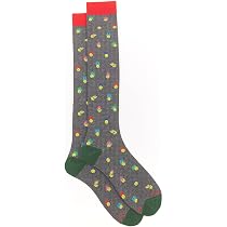 Calze Lunghe Gallo Fantasia Cani – Modello AP510608, Colore Pirite, Per Sport E Neve, Lavabili In Lavatrice
