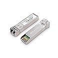 Cable Matters 2-Pack 10GBASE-SR SFP+ to LC Multi Mode 10G Fiber Transceiver Modular for Cisco, Ubiquiti, TP-Link, Huawei, Mikrotik, Netgear, and Supermicro Equipment