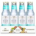 Double Dutch Refreshing Lemonade 24 x 200ml bottles Low Calorie Perfect Mixer for Cocktails, No Artificial Colours Preservatives or Flavours (Pack of 24)