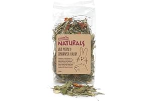 Rosewood Naturals Veg Patch & Echinacea Salad Small Animal Treat, Forage for Rabbits, Guinea Pigs, Chinchillas, Degus, Hamsters, Gerbils, Mice, Rats - 150g