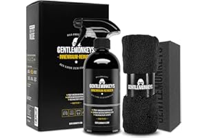 ‎GENTLEMONKEYS GENTLEMONKEYS Profi Innenraumreiniger Set Auto (500ml + Mikrofasertuch & Schwamm) • Porentiefe Reinigung aller im Fahrzeug verbauten Materialien • Universell einsetzbar • Biologisch abbaubar