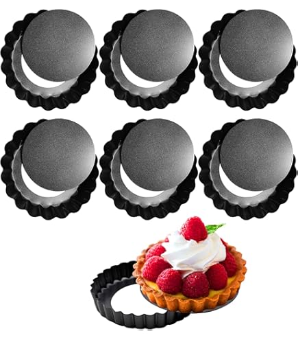 Invero Premium Round Oven 11-inch Baking Quiche Dish Pan Tray With Easy