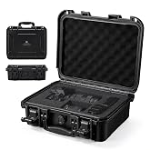 K&amp;F CONCEPT Photo Case, Hard Case, Outdoor Waterproof IP67 | 34.5 x 29 x 13.5 cm, Solid, Shock Resistant, Pre-cut Foam, Camer