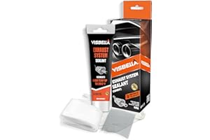 Visbella 150g Auto Vehicle Exhaust System Sealant, Non-Slumping Professional Repair Crack Adhesive Sealer for Car Mufflers, Tailpipes, Catalytic Converters