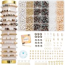 Produktbild von Mädchen Bastelset OCARDI Armband Bastelset Für Mädchen - Über 3000 Perlen, Anhänger, Elastische Schnur - Kreativset Ab 5 Jahren Loom Bänder Set