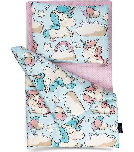 Accessorio letto per bambola // Biancheria da letto per letto per bambola // Set letto per bambola // Set piumone, cuscino per bambola//Giochi e giocattoli - Italia