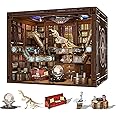 MiniCity DIY DIY Miniature Dollhouse for Adults, Beyond Library 3D Wooden Bookstand, Decoration with LED Lighting, Gifts for Book Lovers