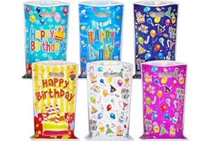 Flintronic Lot de 30 Sac Anniversaire Enfant, Sacs de fête d'anniversaire, Sachets Anniversaire Garcon et Filles, Sacs Cadeau Anniversaire Sachet Bonbons Anniversaire Sachets Anniversaire
