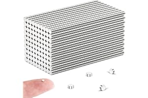 FINDMAG 50 Stück 2 mm x 1 mm Kleine Magnet Stark, Kühlschrankmagnete, Mini Magnete Pinnwand, für Magnettafel, Magnete Kühlschrank, für Handwerk, Zuhause, Büro, Fotos