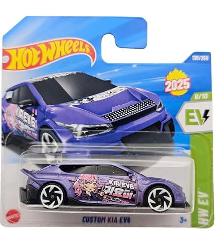 Hot Wheels Decidedly Go Experimotors – Modellauto 1:64, Lila/schwarz, Serie 7/10, Limited Edition 188/250