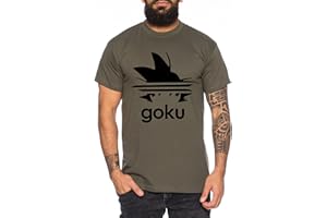 WhyKiki Adi Goku Maglietta da Uomo Dragon Master Son Ball Vegeta Turtle Roshi Db