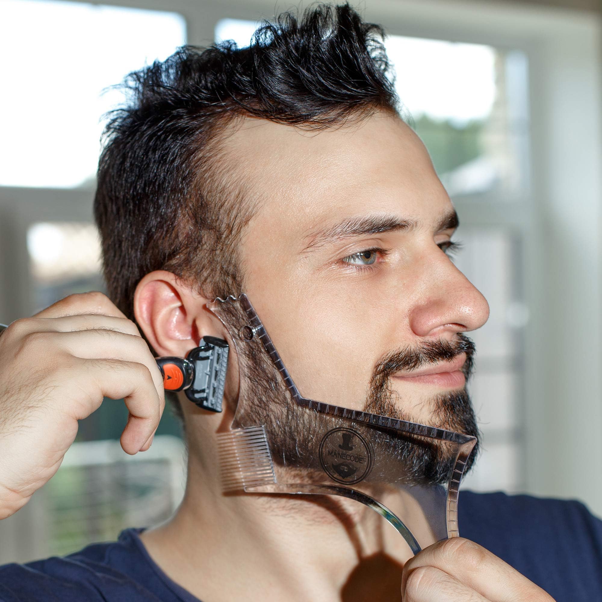 Manecode Beard Shaping Tool Trimming Template