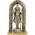 ESPLANADE Brass Ram Lalla Shri Ram Ayodhya Temple Murti Idol Statue Sculpture | Golden - 7 Inches