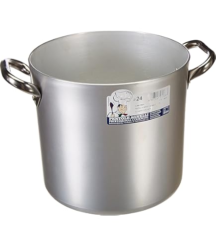 Pentole Agnelli Professional aluminium 3 mm round, heavy duty lid with small loop handle, diameter 20 cm Pentole Agnelli Professional aluminium 3 mm round, heavy duty lid with small loop handle, diameter 20 cm