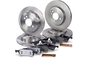 ENVA MADE FOR QUALITY BESTPRICE Juego de frenos incl. discos de freno delanteros Ø 276 mm + traseros Ø 259 mm + pastillas de freno delanteras y traseras, compatible con MINI MINI (R50, R53)