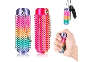 Tangdudu Little Ouchies Pain Fidget, Spiky Grippie Stim Keychain, Portable Pocket Mini Fidget Toys Erwachsene, Anxiety Relief Anti Stress Spielzeug für Kinder und Erwachsene (2pcs)