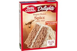 BETTY CROCKER Delights Super Moist Spice Cake Mix, 13.25 oz.