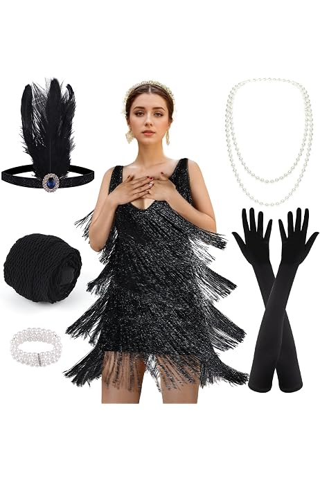 Faschingskostüme Damen 20er Jahre Kostüm Damen Charleston Kleid Silber Gatsby Kleid Kaufen