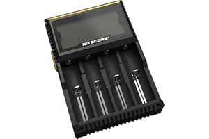 Nitecore D4 Chargeur de batterie Noir/Jaune