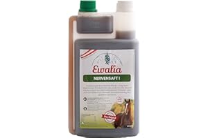 EWALIA Nervensaft I | 1 l | Ergänzungsfuttermittel für Pferde | Mit Baldrianwurzel