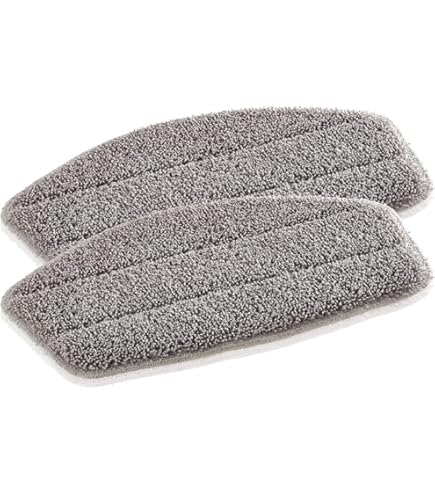3 stuks reservepads voor Leifheit CleanTenso Power 2.0 stoomreiniger, 33 x 19,5 cm, microvezel stoombezem, wisserovertrek voor een poriëndiepte, efficiënte stoommop vervanging met klittenband