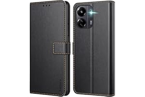 Ganbary Funda Compatible con Xiaomi Redmi 13C/ Poco C65, Funda Tapa Libro Movil Carcasa PU Cuero Funda para Xiaomi Redmi 13C/ Poco C65 [Protección Completa] [Ranura Tarjeta][Función Soporte], Negro