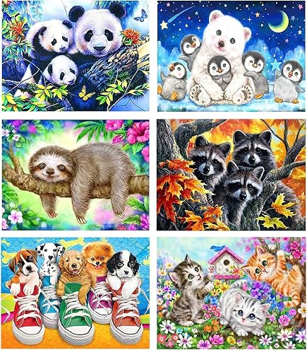 Solve Crafts - Crystal Art / Diamond Painting - Seasonal - Chickadees in Winter Birch With