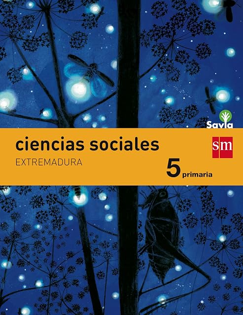 Portada de Ciencias sociales. 5 Primaria. Savia. Extremadura