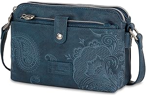 Lois - Bolso Bandolera Mujer elegante versátil diseño práctico para diario, ideal, moderno y funcional dentro de los mejores Bolsos Cierre Cremallera, Marino