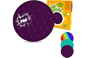 Pop It, Pincez sensoriel Jouet, Bubble Toy, Sensory Fidget Toy, Jouet Antistress pour Enfants et Adultes, Besoins spéciaux, autisme, soulagement de l’anxiété, Jouet éducatif (Purple)