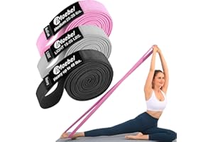 ‎IMOEBEL iMoebel Fitnessband Gewebe Resistance Bands - Lange Widerstandsbänder rutschfeste Gymnastikband Klimmzugband für Krafttraining Crossfit Yoga Homeworkout
