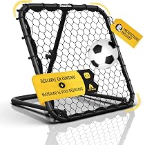 Filet Rebondeur De Football / Soccer - Rebound Net, Rouge, Métal, Pour Entraînement