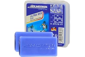 Holmenkol Lot de 2 x 35 g de Cire Chaude pour Adulte Ultramix Blue