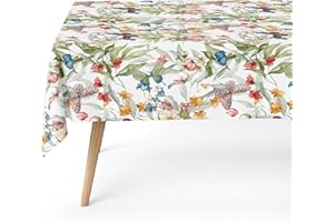 GAMUSI Obrus Przeciwplamisty Prostokątny Królowa Zielony 140x180 cm