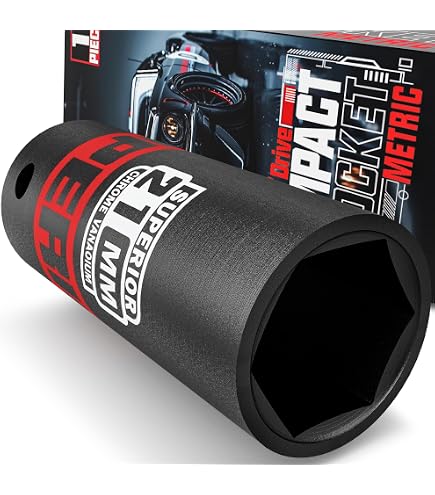 Bussola Esagonale Lunga 1/2 Pollici 17mm KS Tools 917.1247-E, Profilo FlankTraction, Per Uso Manuale - 4