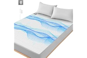 KOOLSHIRO Grounding Bed Sheet, Grounding Mat Earthing UK with 10% Silver Fiber & 90% Organic Cotton for Improved Sleep Pain Relief and Healthy Earth Energy Mat (153x203cm)