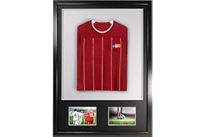 Vivarti diY Infant 3D montato - Doppia apertura Sportivo Camicia Telaio 50 x 70cm - Telaio nero, Montaggio nero, Bianco Scheda di Supporto