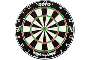 KOTO DARTS KOTO – Diana Profesional King Classic, Dart Board de Tamaño Oficial con Sisal Africano, Alambre Fino y Superficie Bristle