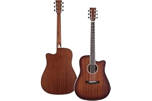 Stretton Payne Signature Series, Dreadnought Acoustic Guitar, Full Size, Steel String, Mahogany Top, AD-12C
