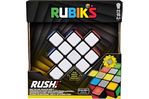 Rubiks kub, Rubiks rush Light-Up Elektronic Game, 1-4 spelare, Interactive Brain Teaser Speed Game för Solo eller Multiplayer Fast-Paced Ro, Color-Matchande Pussel, STEM Toy, för åldrar 7 och upp